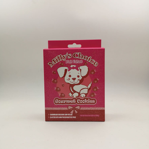 Custom White Paperboard Pet Cookie Box